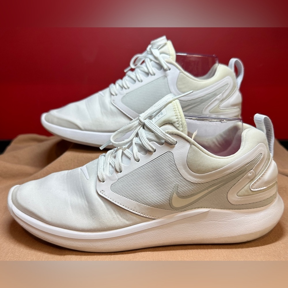 Nike Lunarsolo Running Shoes All White Women’s Size 10